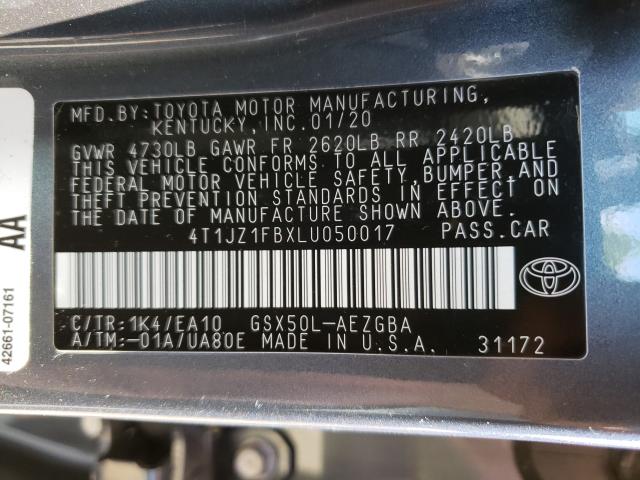 Photo 9 VIN: 4T1JZ1FBXLU050017 - TOYOTA AVALON XLE 