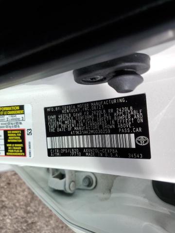 Photo 11 VIN: 4T1K31AK2MU030259 - TOYOTA CAMRY XSE 