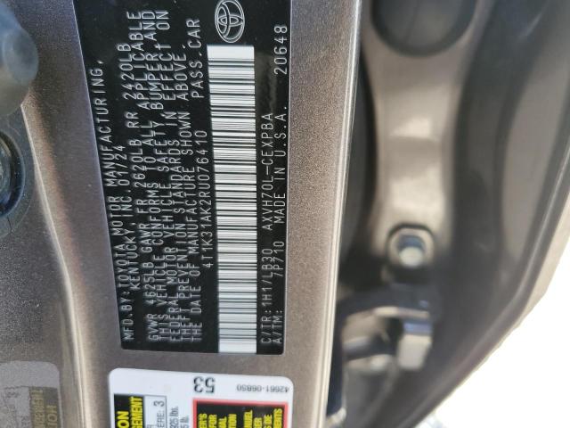 Photo 12 VIN: 4T1K31AK2RU076410 - TOYOTA CAMRY XSE 