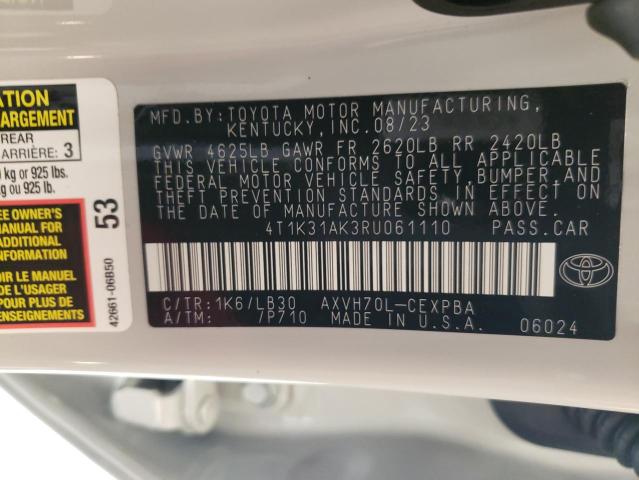 Photo 11 VIN: 4T1K31AK3RU061110 - TOYOTA CAMRY 