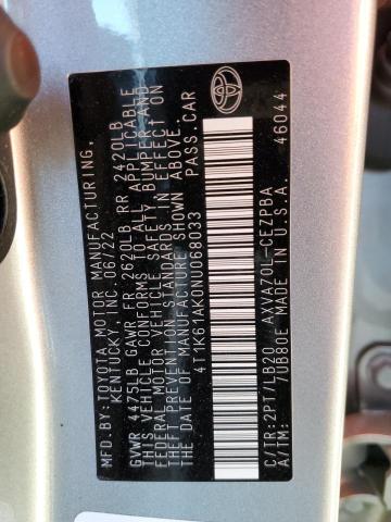 Photo 11 VIN: 4T1K61AK0NU068033 - TOYOTA CAMRY XSE 