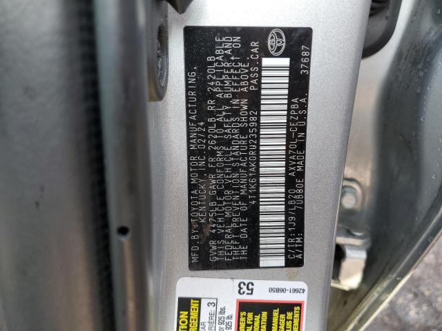 Photo 11 VIN: 4T1K61AK0RU235982 - TOYOTA CAMRY XSE 