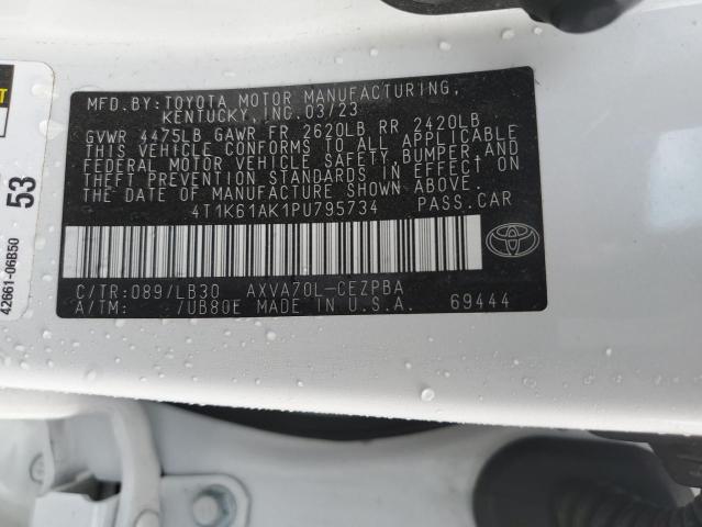 Photo 11 VIN: 4T1K61AK1PU795734 - TOYOTA CAMRY 