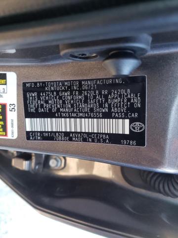 Photo 9 VIN: 4T1K61AK3MU476556 - TOYOTA CAMRY XSE 