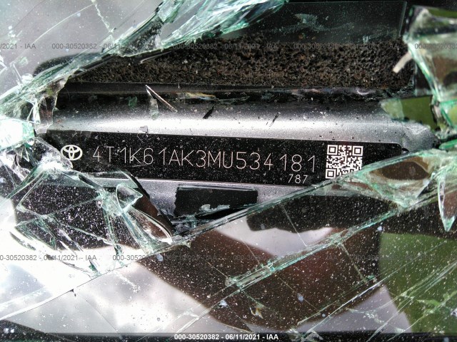 Photo 8 VIN: 4T1K61AK3MU534181 - TOYOTA CAMRY 