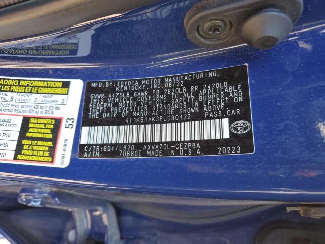 Photo 11 VIN: 4T1K61AK3PU080132 - TOYOTA CAMRY 