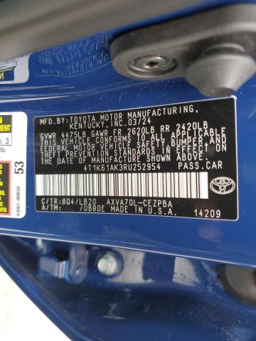 Photo 12 VIN: 4T1K61AK3RU252954 - TOYOTA CAMRY 