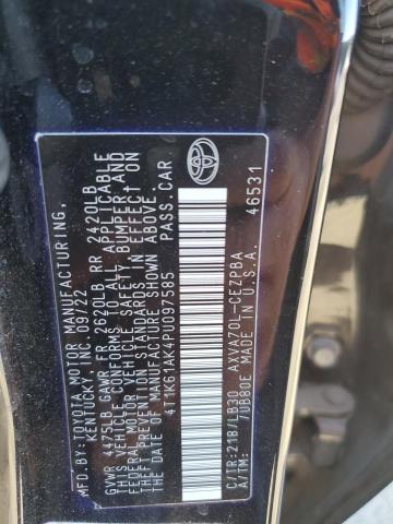 Photo 11 VIN: 4T1K61AK4PU097585 - TOYOTA CAMRY 