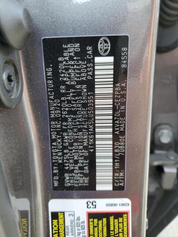 Photo 11 VIN: 4T1K61AK5LU503951 - TOYOTA CAMRY XSE 