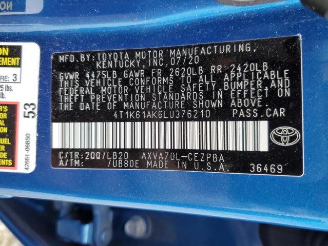 Photo 11 VIN: 4T1K61AK6LU376210 - TOYOTA CAMRY 