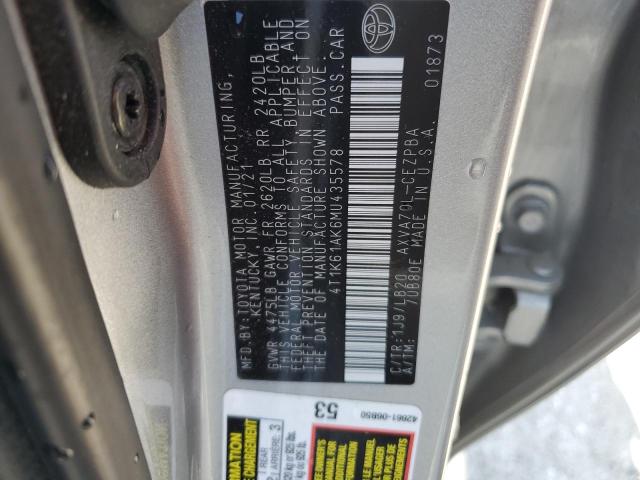 Photo 11 VIN: 4T1K61AK6MU435578 - TOYOTA CAMRY XSE 