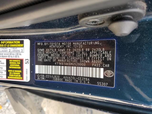 Photo 11 VIN: 4T1K61AK6MU529900 - TOYOTA CAMRY 