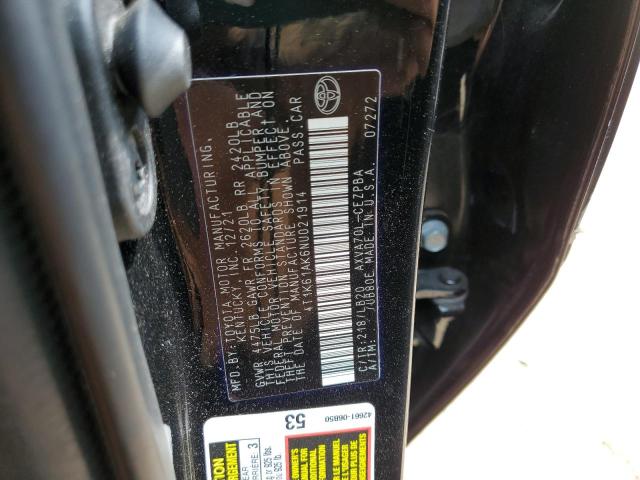 Photo 11 VIN: 4T1K61AK6NU021914 - TOYOTA CAMRY XSE 