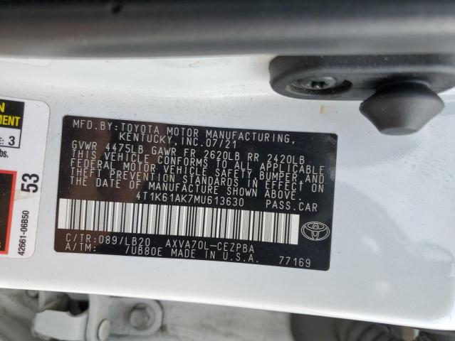 Photo 11 VIN: 4T1K61AK7MU613630 - TOYOTA CAMRY 