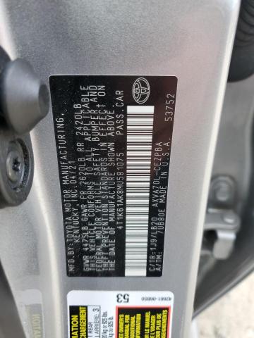 Photo 12 VIN: 4T1K61AK8MU581075 - TOYOTA CAMRY XSE 