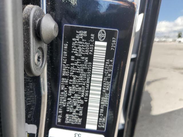 Photo 9 VIN: 4T1K61AK8MU592559 - TOYOTA CAMRY XSE 