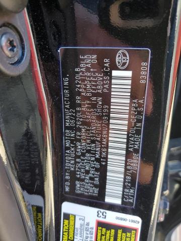 Photo 11 VIN: 4T1K61AK8NU709199 - TOYOTA CAMRY XSE 