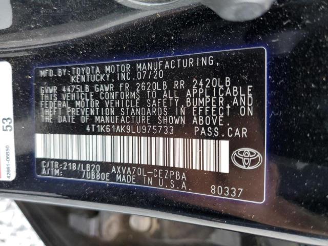 Photo 9 VIN: 4T1K61AK9LU975733 - TOYOTA CAMRY 