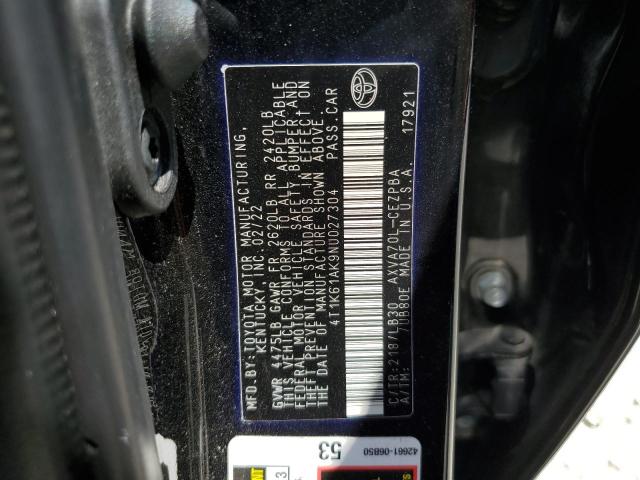 Photo 11 VIN: 4T1K61AK9NU027304 - TOYOTA CAMRY XSE 