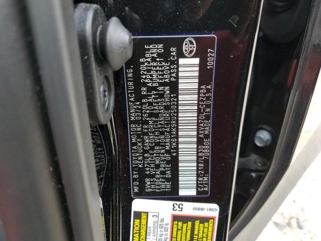 Photo 12 VIN: 4T1K61AK9RU250321 - TOYOTA CAMRY XSE 