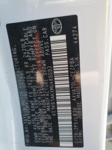 Photo 11 VIN: 4T1K61AKXMU489093 - TOYOTA CAMRY XSE 