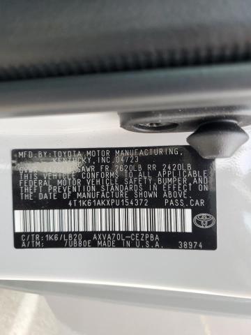 Photo 11 VIN: 4T1K61AKXPU154372 - TOYOTA CAMRY XSE 