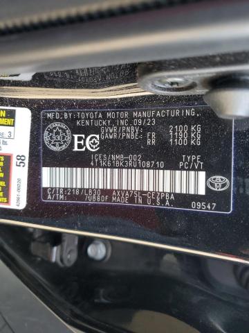 Photo 12 VIN: 4T1K61BK3RU108710 - TOYOTA CAMRY XSE 