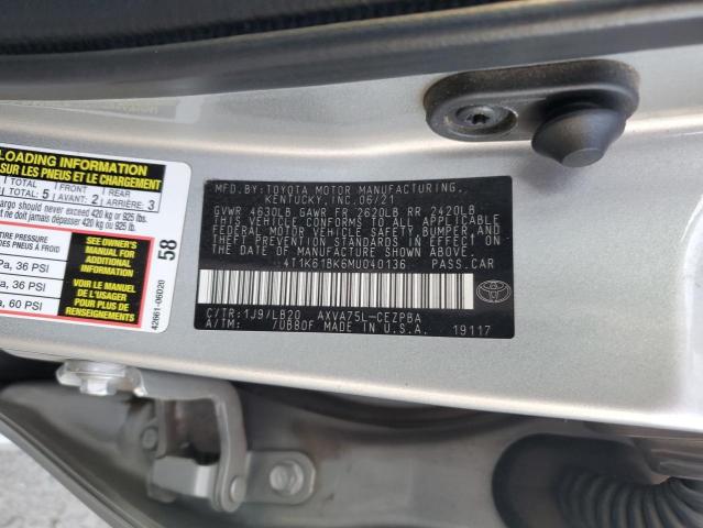 Photo 11 VIN: 4T1K61BK6MU040136 - TOYOTA CAMRY 