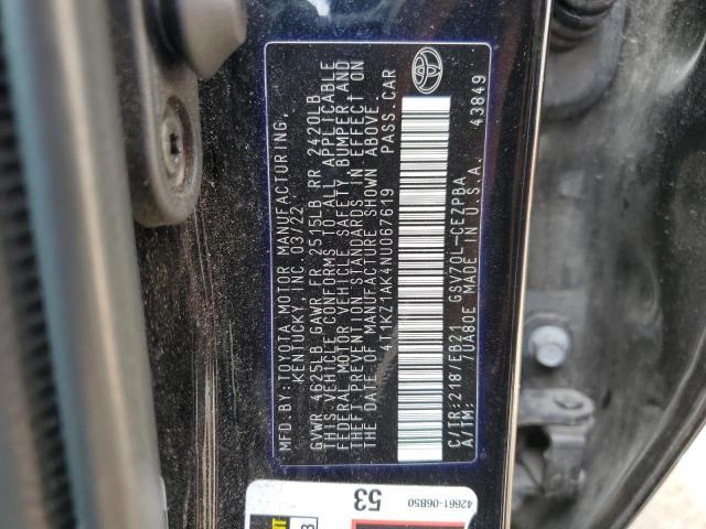 Photo 12 VIN: 4T1KZ1AK4NU067619 - TOYOTA CAMRY TRD 