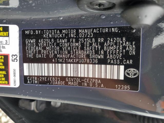 Photo 11 VIN: 4T1KZ1AKXPU078336 - TOYOTA CAMRY TRD 