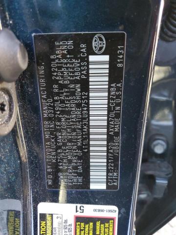 Photo 11 VIN: 4T1L11AK3LU947512 - TOYOTA CAMRY 