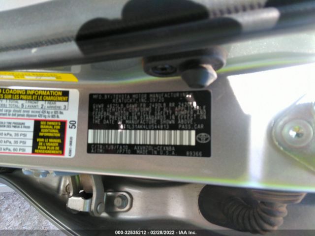 Photo 8 VIN: 4T1L31AK4LU544813 - TOYOTA CAMRY 