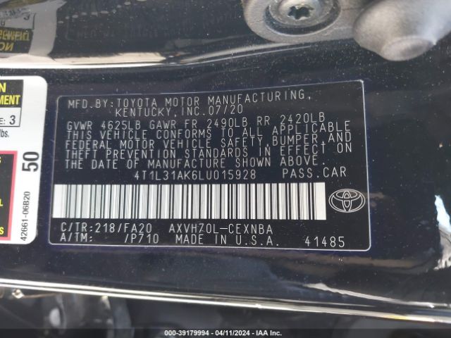 Photo 8 VIN: 4T1L31AK6LU015928 - CHRYSLER 200 