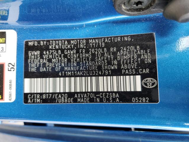 Photo 11 VIN: 4T1M11AK2LU324791 - TOYOTA CAMRY 