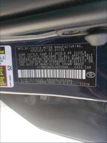 Photo 9 VIN: 4T1M11AK2LU925568 - TOYOTA CAMRY SE 