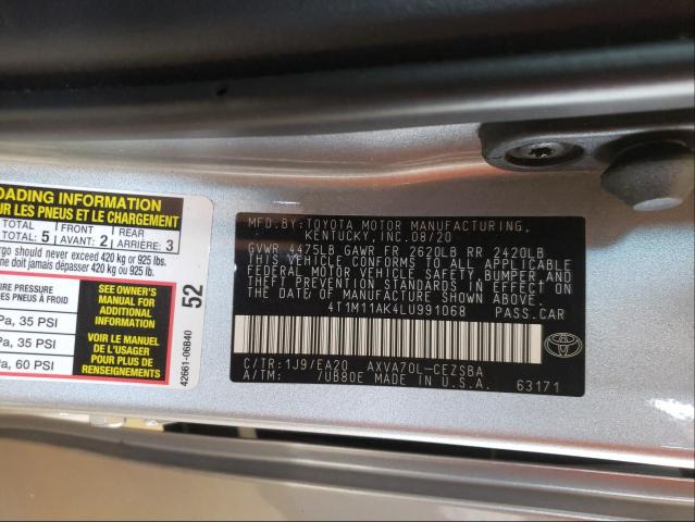 Photo 9 VIN: 4T1M11AK4LU991068 - TOYOTA CAMRY SE 