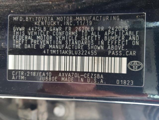 Photo 11 VIN: 4T1M11AK9LU322455 - TOYOTA CAMRY 