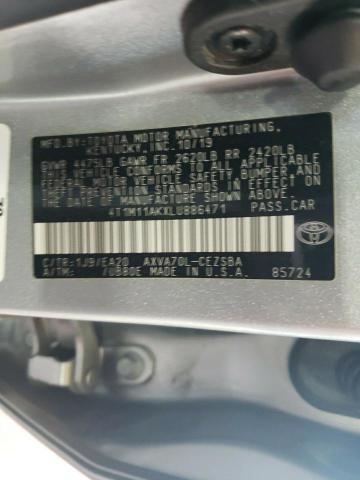 Photo 11 VIN: 4T1M11AKXLU886471 - TOYOTA CAMRY SE 