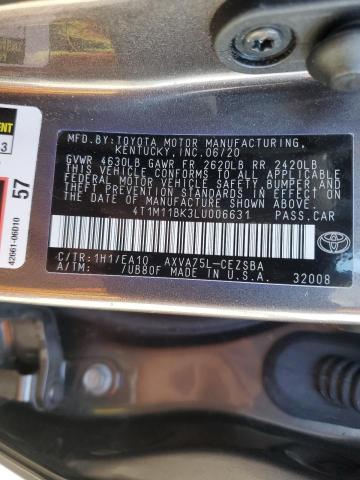 Photo 11 VIN: 4T1M11BK3LU006631 - TOYOTA CAMRY SE 