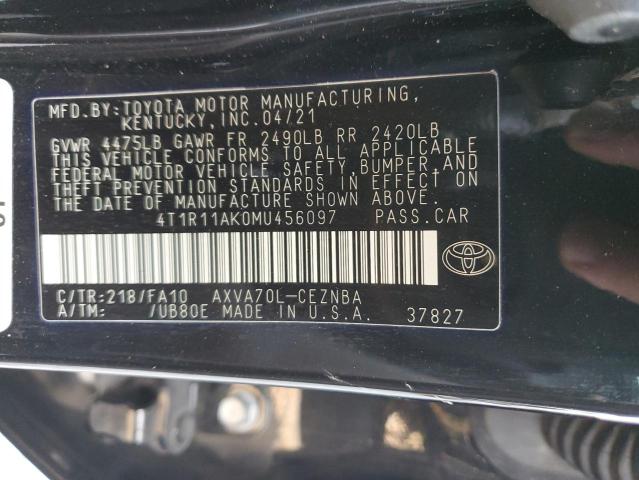 Photo 11 VIN: 4T1R11AK0MU456097 - TOYOTA CAMRY 