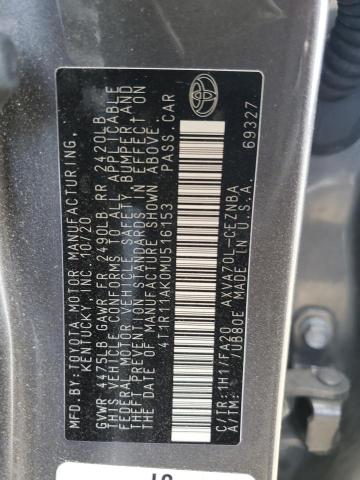 Photo 11 VIN: 4T1R11AK0MU516153 - TOYOTA CAMRY LE 