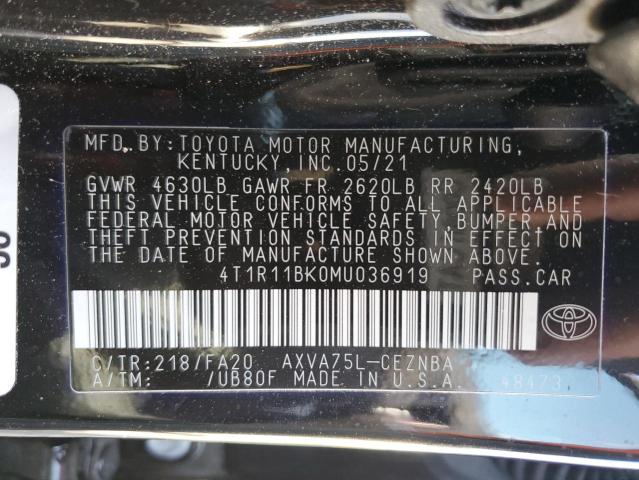 Photo 11 VIN: 4T1R11BK0MU036919 - TOYOTA CAMRY 