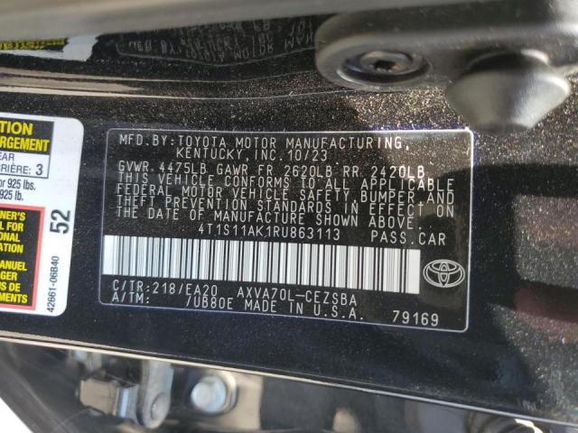 Photo 11 VIN: 4T1S11AK1RU863113 - TOYOTA CAMRY 