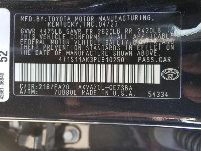 Photo 12 VIN: 4T1S11AK3PU810250 - TOYOTA CAMRY 