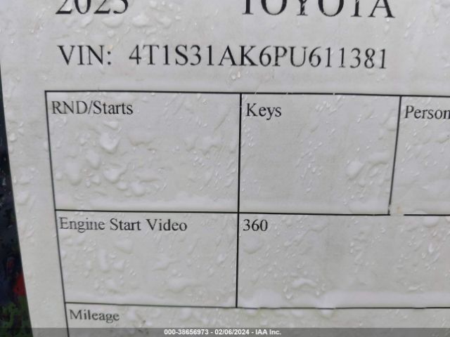 Photo 8 VIN: 4T1S31AK6PU611381 - TOYOTA CAMRY 