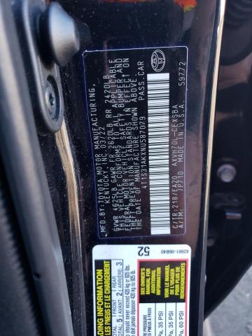 Photo 12 VIN: 4T1S31AKXNU587079 - TOYOTA CAMRY 