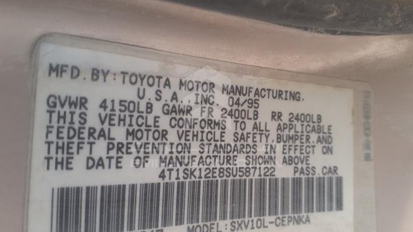 Photo 1 VIN: 4T1SK12E8SU587122 - TOYOTA CAMRY 