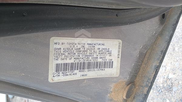 Photo 1 VIN: 4T1SK12EXRU415054 - TOYOTA CAMRY 