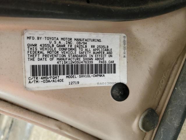 Photo 11 VIN: 4T1SK12W3SU476339 - TOYOTA CAMRY 