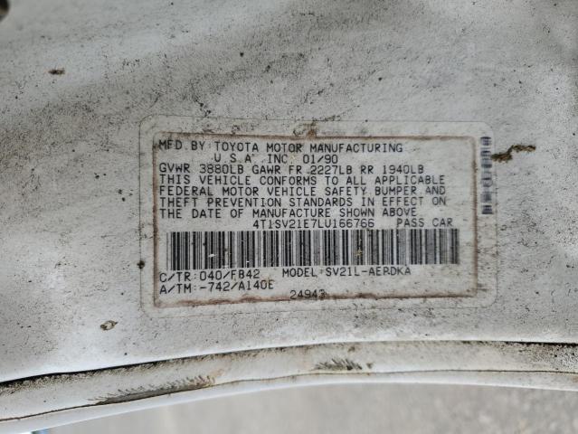 Photo 12 VIN: 4T1SV21E7LU166766 - TOYOTA CAMRY DLX 